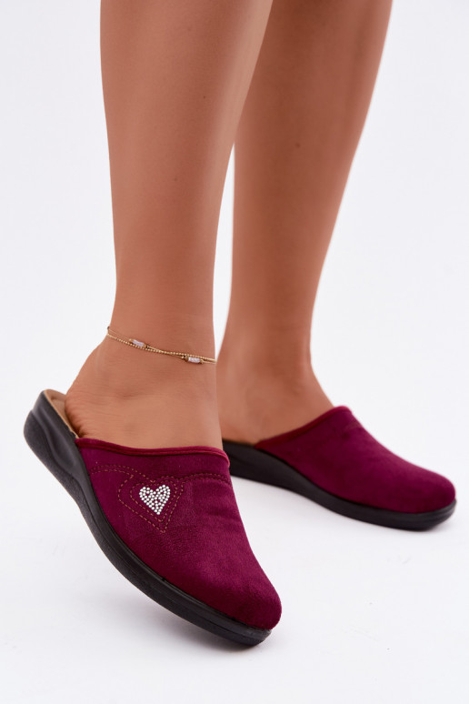 Čības bordo krāsā Inblu CF000052