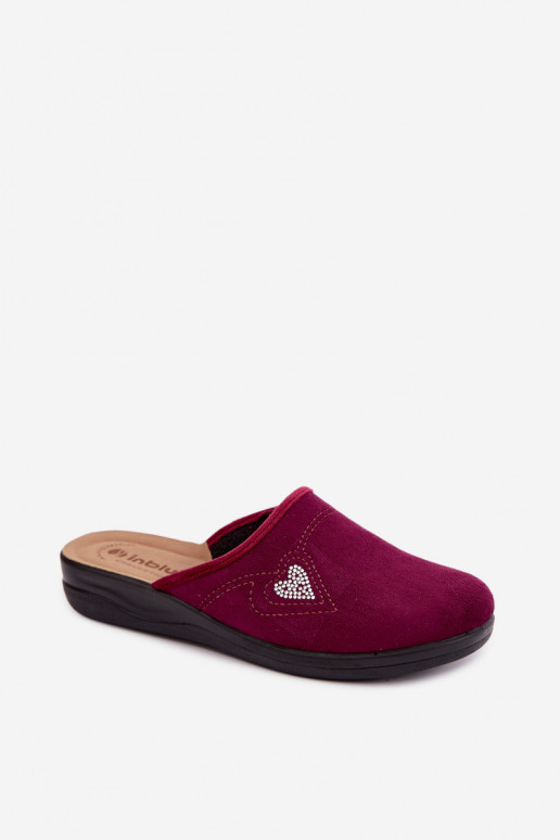 Čības bordo krāsā Inblu CF000052