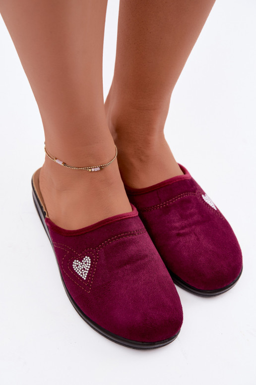 Čības bordo krāsā Inblu CF000052