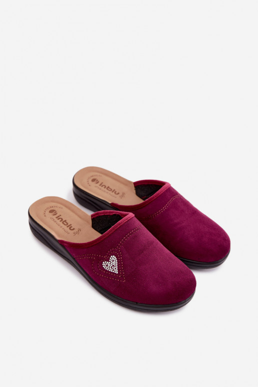 Čības bordo krāsā Inblu CF000052