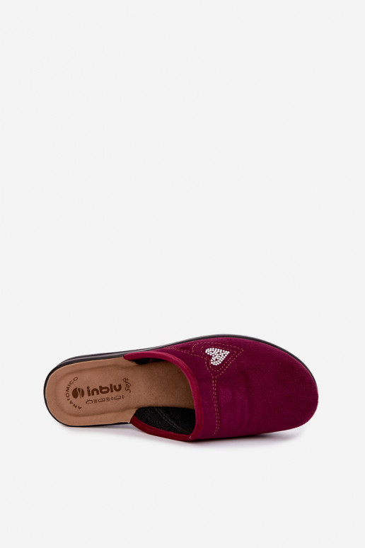 Čības bordo krāsā Inblu CF000052
