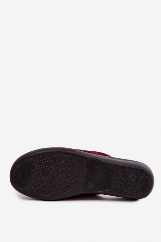 Čības bordo krāsā Inblu CF000052