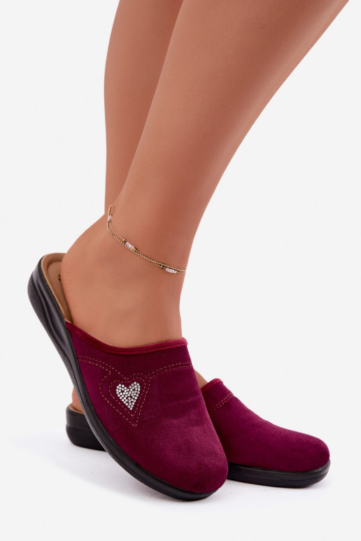 Čības bordo krāsā Inblu CF000052