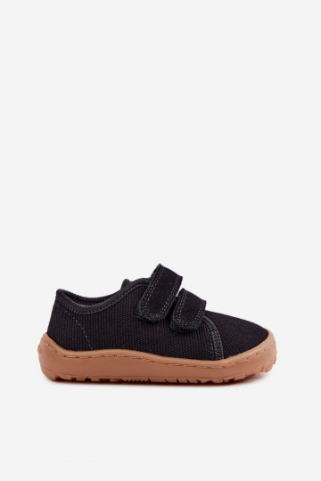 Melni bērnu čības Barefoot Froddo Canvas G1700440-19 2