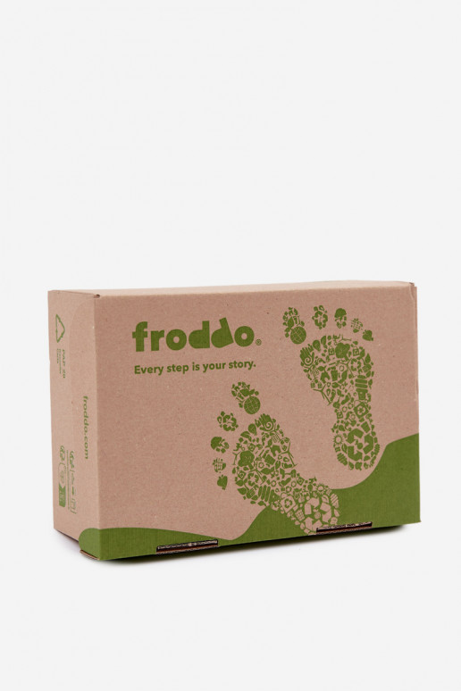 Tumši zili bērnu zamša kurpes Barefoot Froddo G2110157