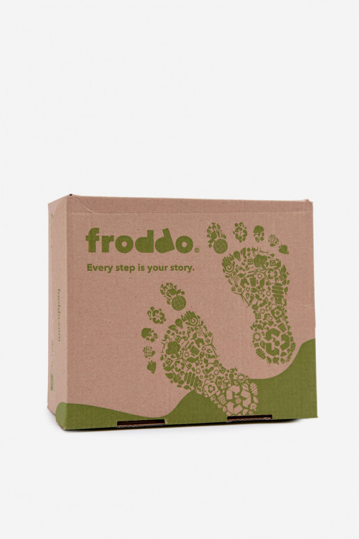 Brūnas bērnu zamša kurpes Barefoot Froddo G2110157-1