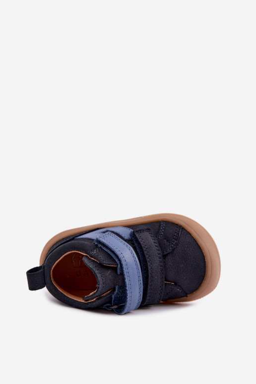 Tumši zili bērnu ādas kurpes Barefoot Froddo G2130380