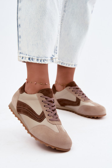 Barefoot sneakeri no mākslīgās zamšā smilšu krāsā Zazoo N1400 2