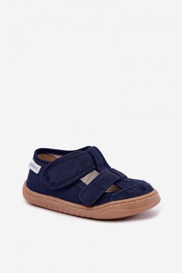 Bērnu čības Barefoot Milami tumši zilā Lumi