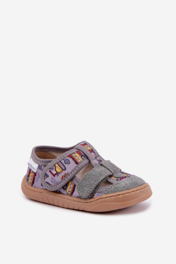 Bērnu čības Barefoot Milami pelēkā Lumi