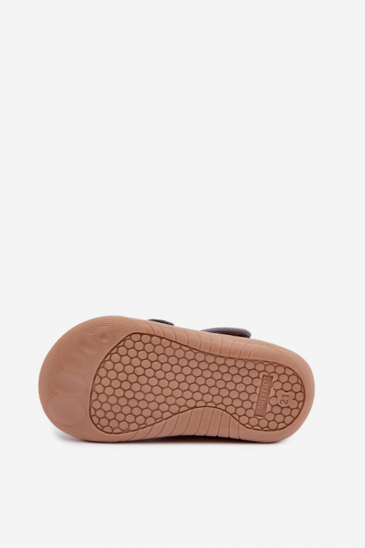 Bērnu čības Barefoot Milami pelēkā Lumi