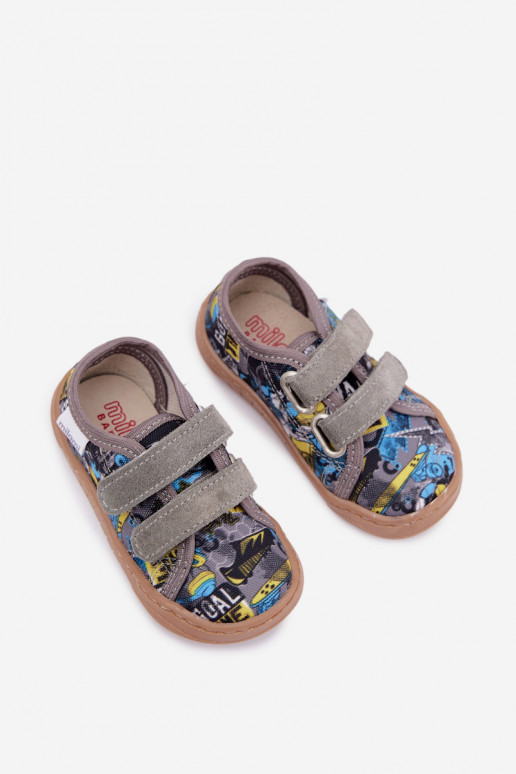 Zēnu čības Milami pelēkā krāsā Saphira