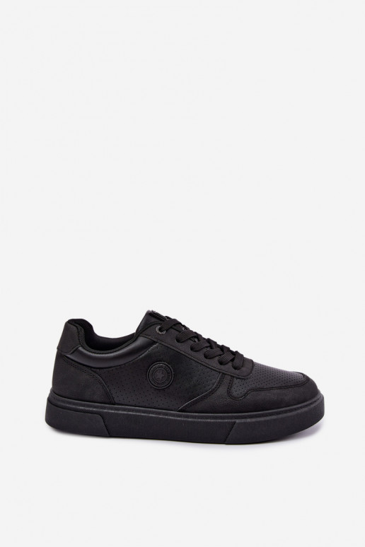 sneakeru stila zābaki vīriešiem Big Star UU174327 melnā krāsā