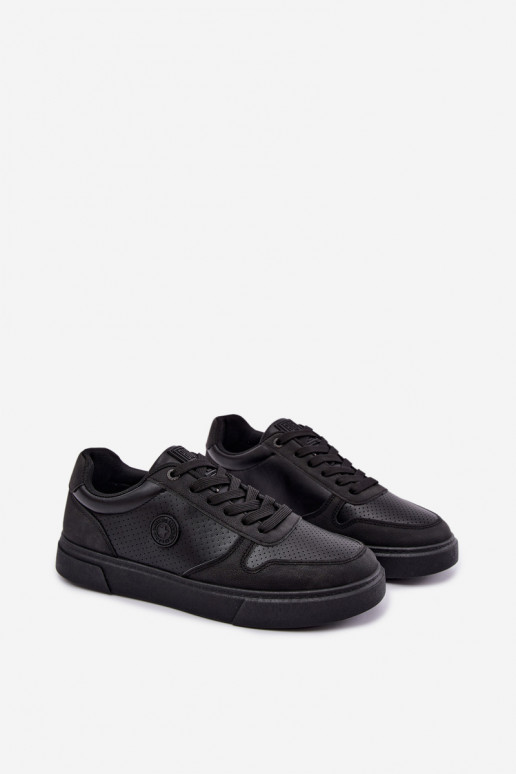 sneakeru stila zābaki vīriešiem Big Star UU174327 melnā krāsā