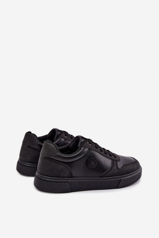 sneakeru stila zābaki vīriešiem Big Star UU174327 melnā krāsā