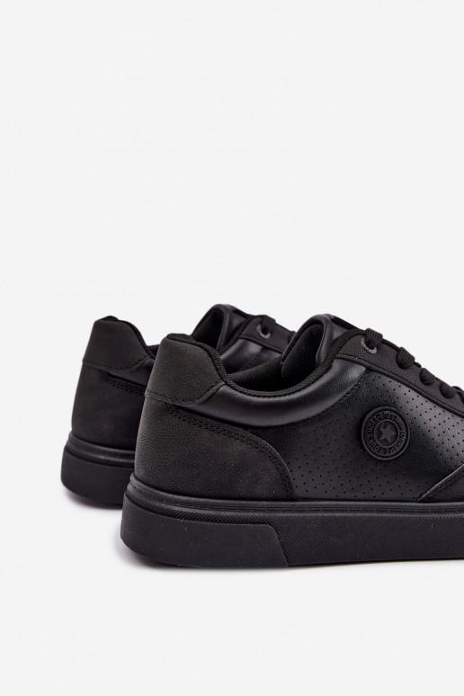 sneakeru stila zābaki vīriešiem Big Star UU174327 melnā krāsā