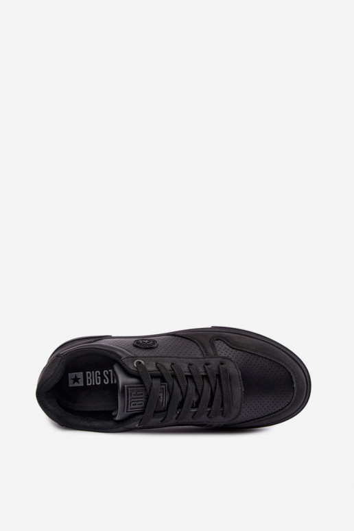 sneakeru stila zābaki vīriešiem Big Star UU174327 melnā krāsā