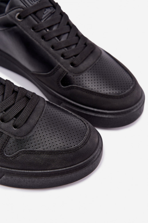 sneakeru stila zābaki vīriešiem Big Star UU174327 melnā krāsā