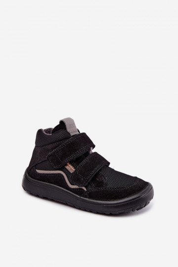 Zamša bērnu apavi Barefoot Froddo G3110266-20 melnā krāsā