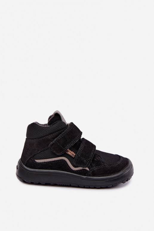 Zamša bērnu apavi Barefoot Froddo G3110266-20 melnā krāsā