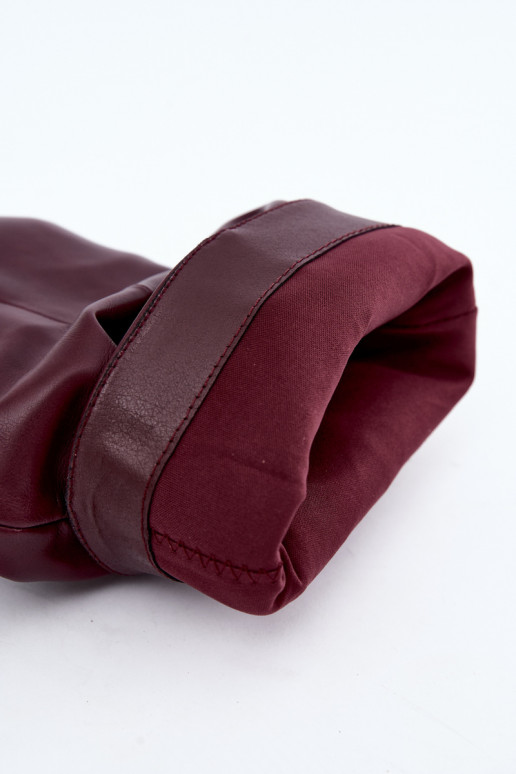 Slouchy zābaki ar papēžiem bordo krāsā Gelra