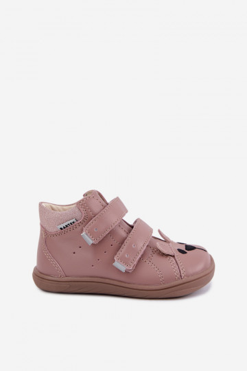 Rozā ādas Barefoot bērnu apavi Bartek 8631985 2