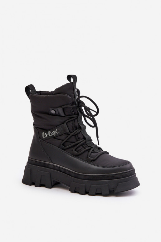 Melni sieviešu sniega zābaki Lee Cooper LCJ-24-47-3144