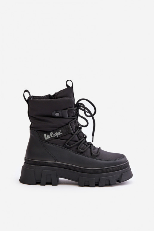 Melni sieviešu sniega zābaki Lee Cooper LCJ-24-47-3144
