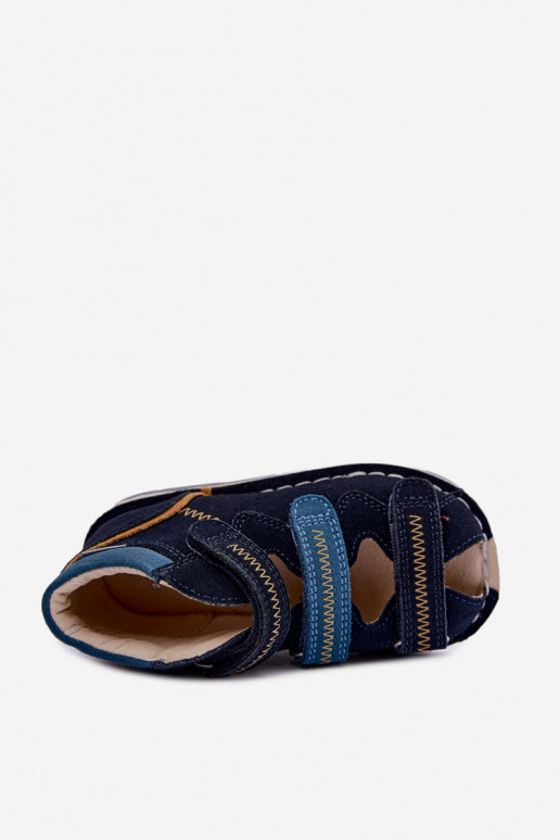 Sieviešu sandales zēniem Bartek 8920061 tumši zilā krāsā
