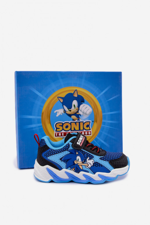 Zēnu kedas Sonic ar mirdzošu zoli 8702946 tumši zilā krāsā