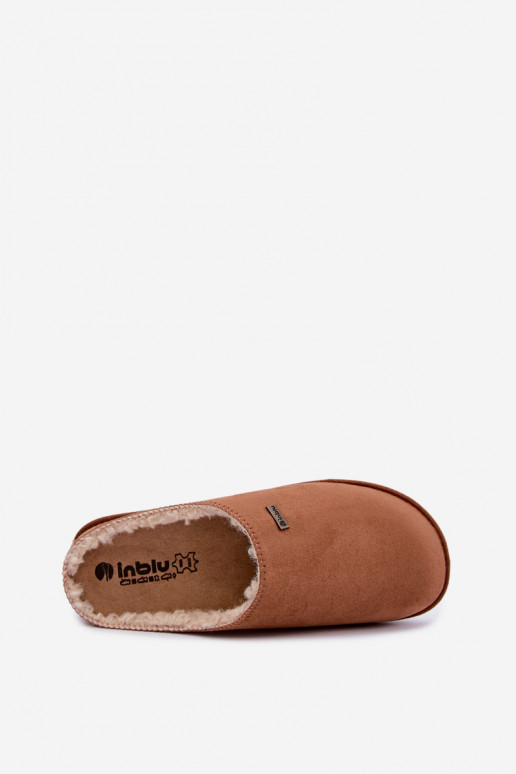 Sieviešu mājas čības Inblu CS000034 brūnā krāsā