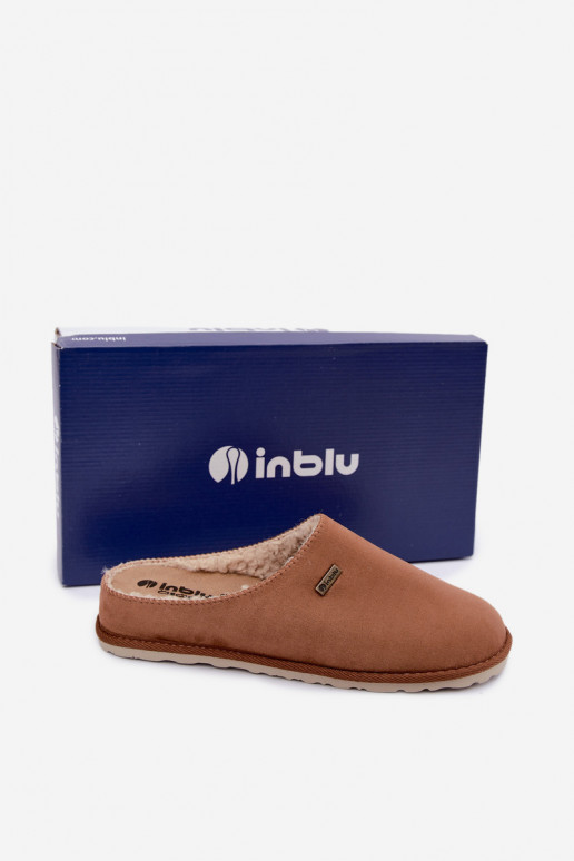 Sieviešu mājas čības Inblu CS000034 brūnā krāsā