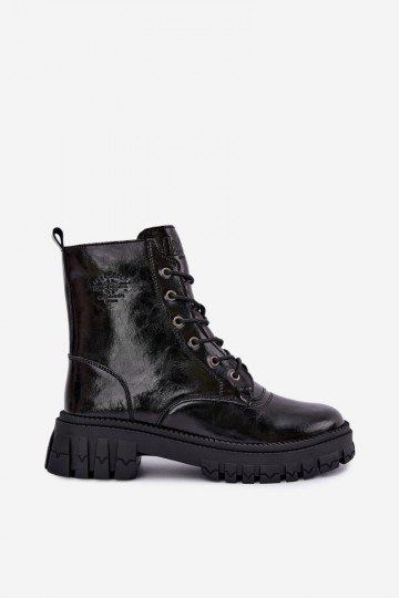 siltināti darba potītes zābaki Lee Cooper LCJ-26-16-4696 melnā krāsā 2