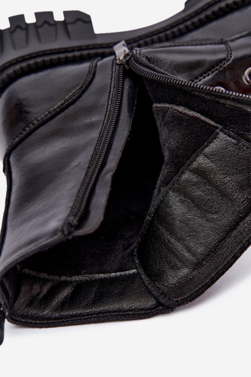 siltināti darba potītes zābaki Lee Cooper LCJ-26-16-4696 melnā krāsā