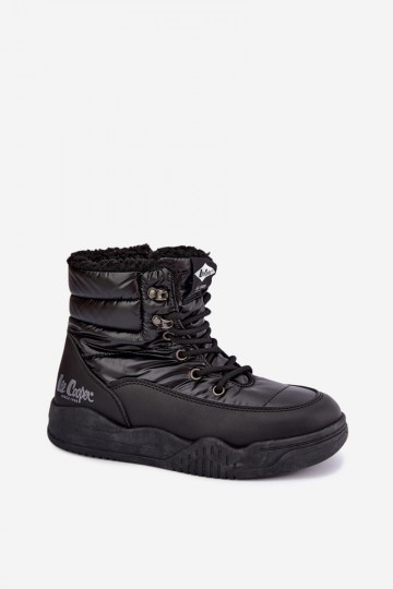 šņorējami sniega zābaki Lee Cooper LCJ-44-4562 melnā krāsā