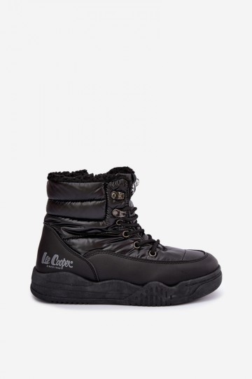 šņorējami sniega zābaki Lee Cooper LCJ-44-4562 melnā krāsā 2