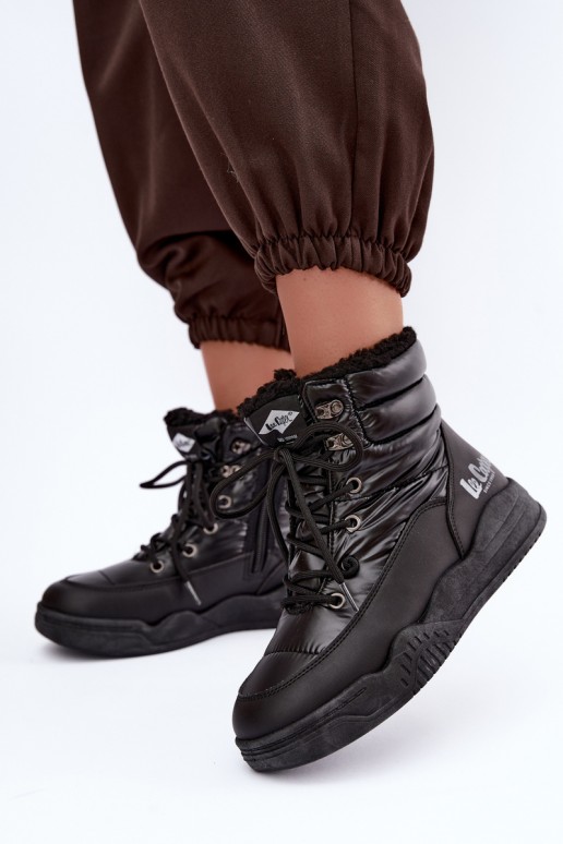 šņorējami sniega zābaki Lee Cooper LCJ-44-4562 melnā krāsā