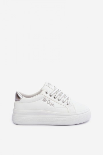 platformas sporta apavi Lee Cooper LCJ-26-44-4561 baltā krāsā 2