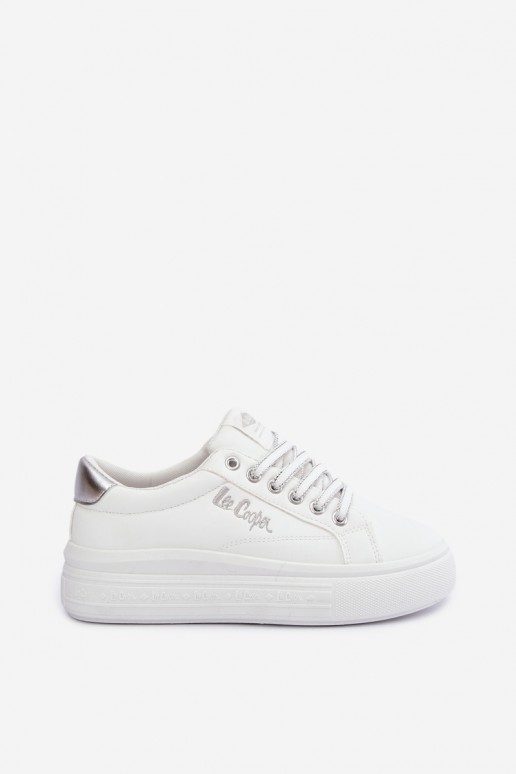 platformas sporta apavi Lee Cooper LCJ-26-44-4561 baltā krāsā