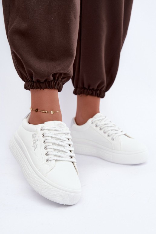 platformas sporta apavi Lee Cooper LCJ-26-44-4561 baltā krāsā