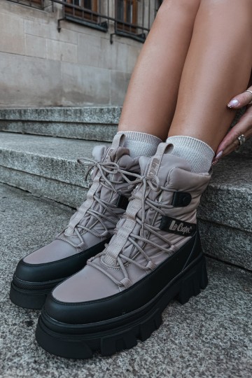 Bēša krāsas sieviešu sniega zābaki Lee Cooper LCJ-24-47-3143 2