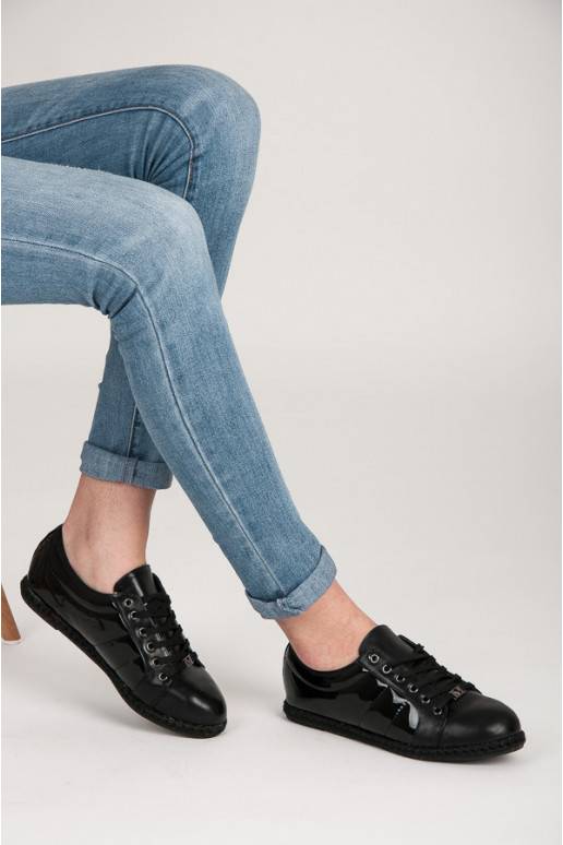 Lakuoti sporta apavi ar espadrilu zoli Q53-1B
