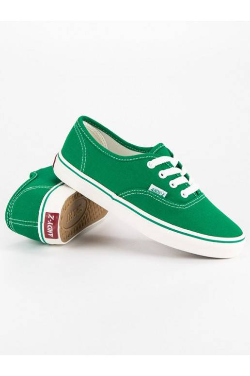 Žalios spalvos moteriški laisvalaikio bateliai Andy Z A8865GR  - 1 Žalios spalvos moteriški laisvalaikio bateliai Andy Z A8865GR  - 1