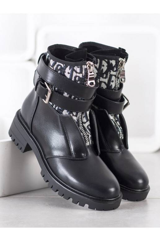 Stilīgas zābaki ar rāvējslēdzējiem  BAT_NC1051B  - 2 Stilīgas zābaki ar rāvējslēdzējiem  BAT_NC1051B  - 2