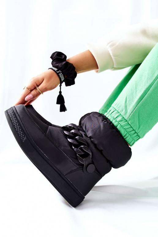 Sniega apavi melnas krāsas Khariche Sniega apavi melnas krāsas Khariche