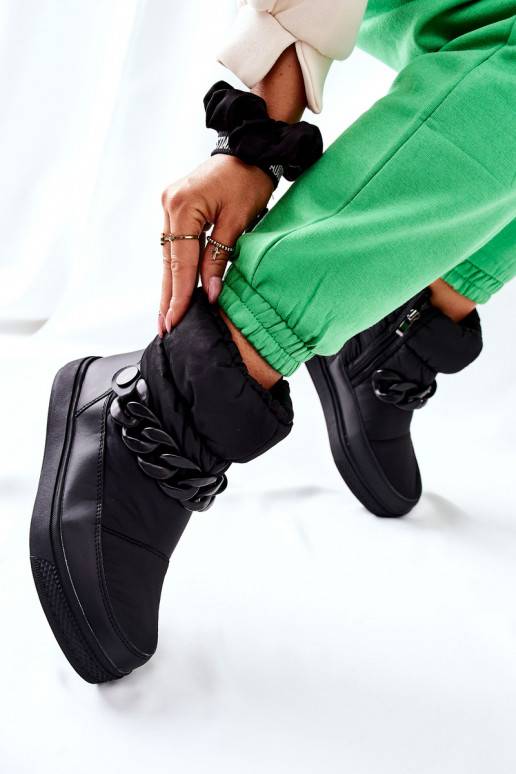 Sniega apavi melnas krāsas Khariche Sniega apavi melnas krāsas Khariche