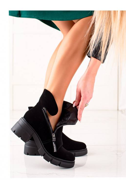 Melnas krāsas zābaki Z SUWAKAMI