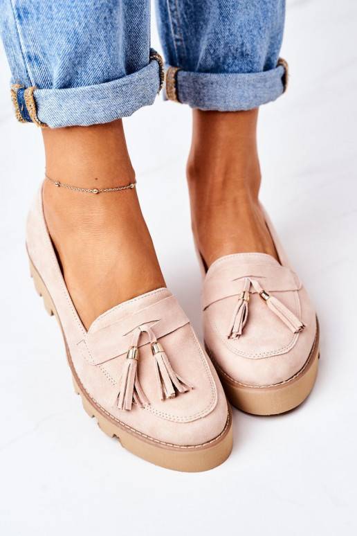 Zamšādas mokasīni Shoes Cappuccino Zamšādas mokasīni Shoes Cappuccino