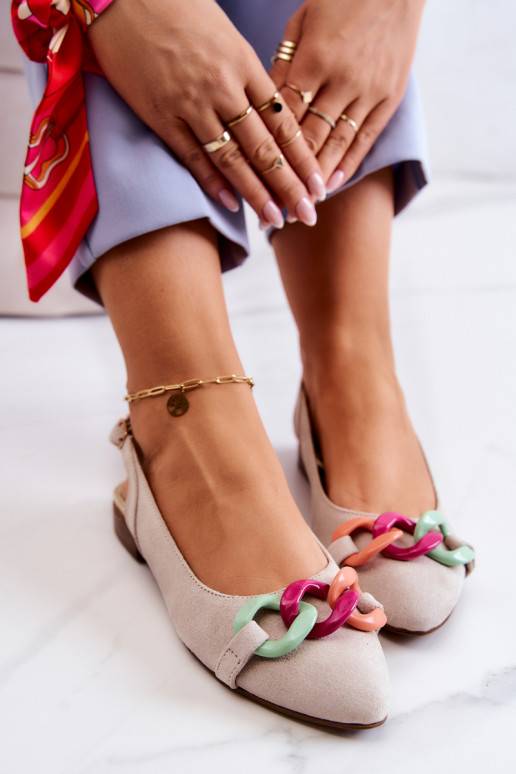 Zamšādas balerīnas Shoes ziloņkaula... Zamšādas balerīnas Shoes ziloņkaula...