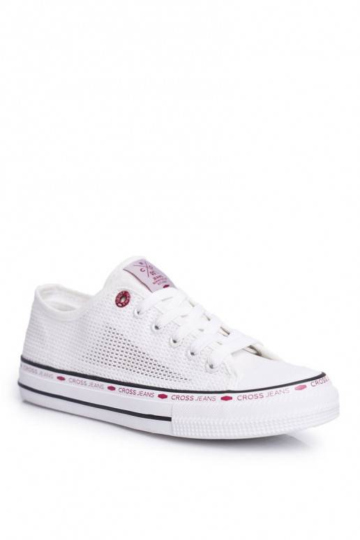 Sieviešu puszābaki Cross Jeans baltas... Sieviešu puszābaki Cross Jeans baltas...